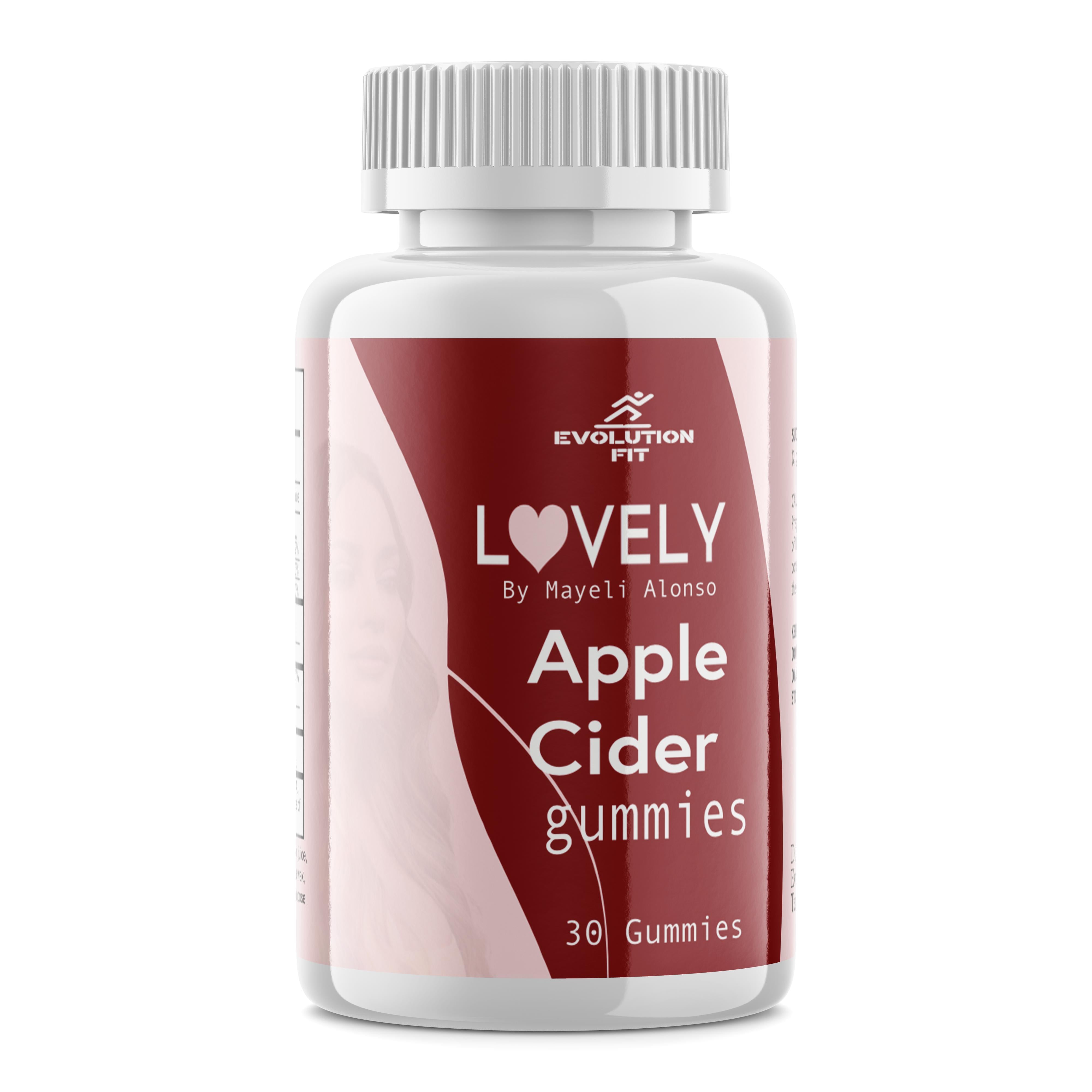 Evolution Fit apple cider gummies package, shown only as product category evidence.